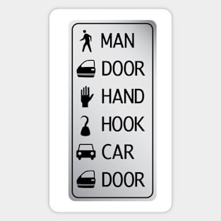 man door hand hook car door Magnet